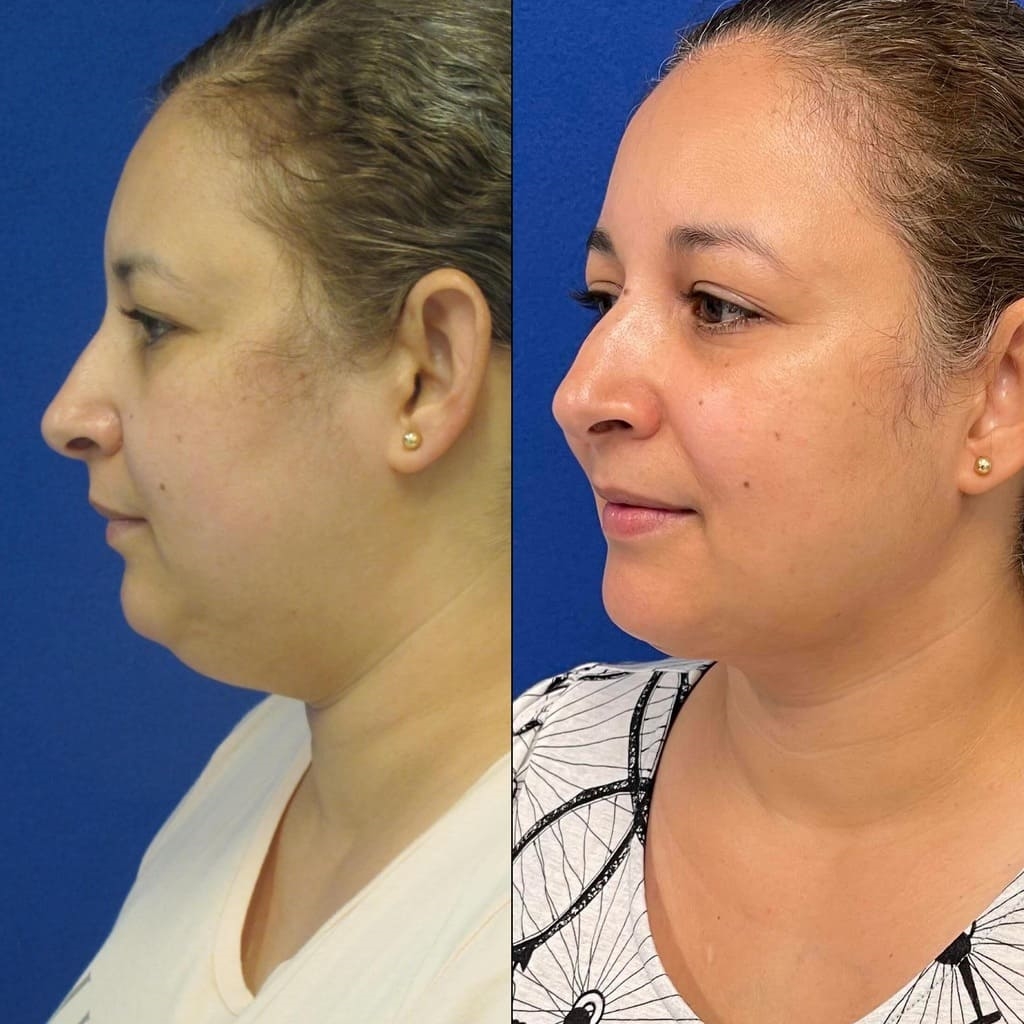 closed rhinoplasty before and after